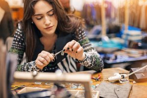 Women in arts and crafts